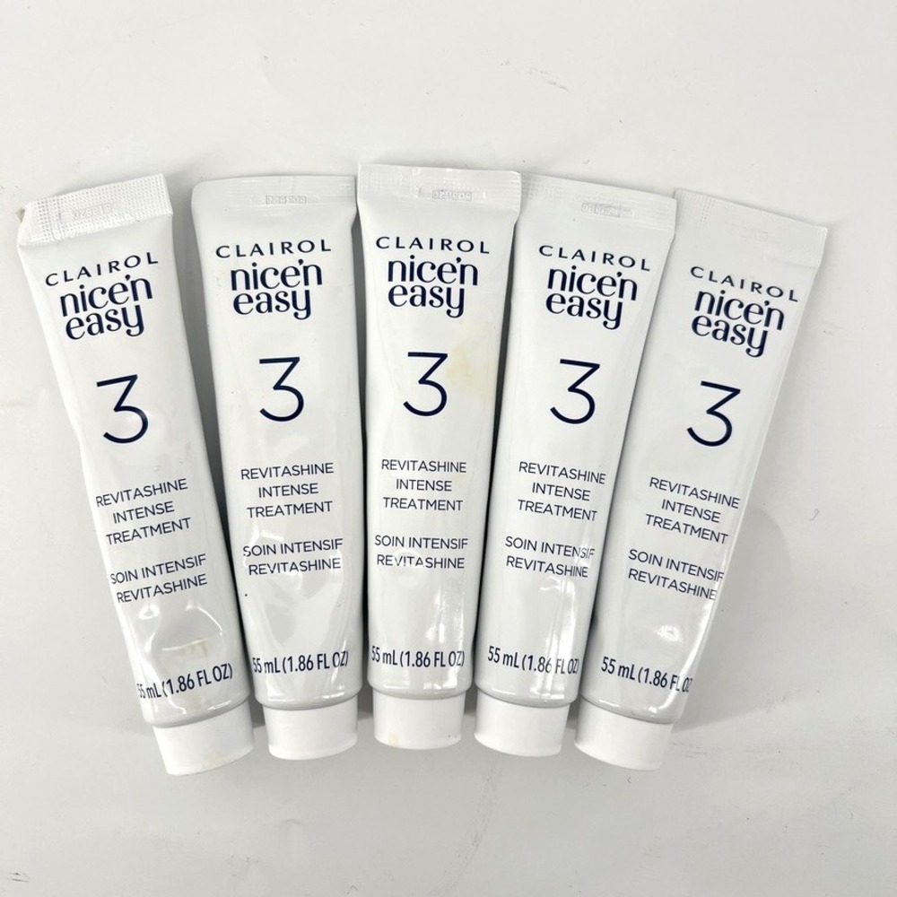 Lot Of 5 Clairol Nice'n Easy #3 Revitashine Intense Treatment New